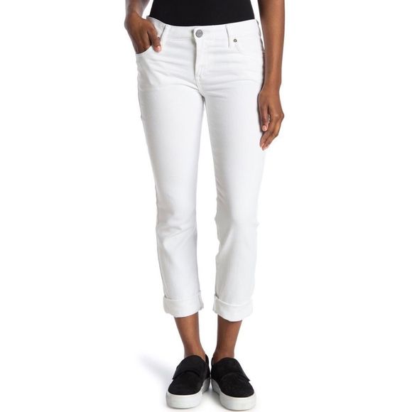 Kut from the Kloth Denim - KUT FROM THE KLOTH Katy Boyfriend Jeans White Size 6